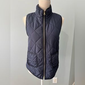 NWOT Market & Spruce Navy Blue Quilted Vest Size S